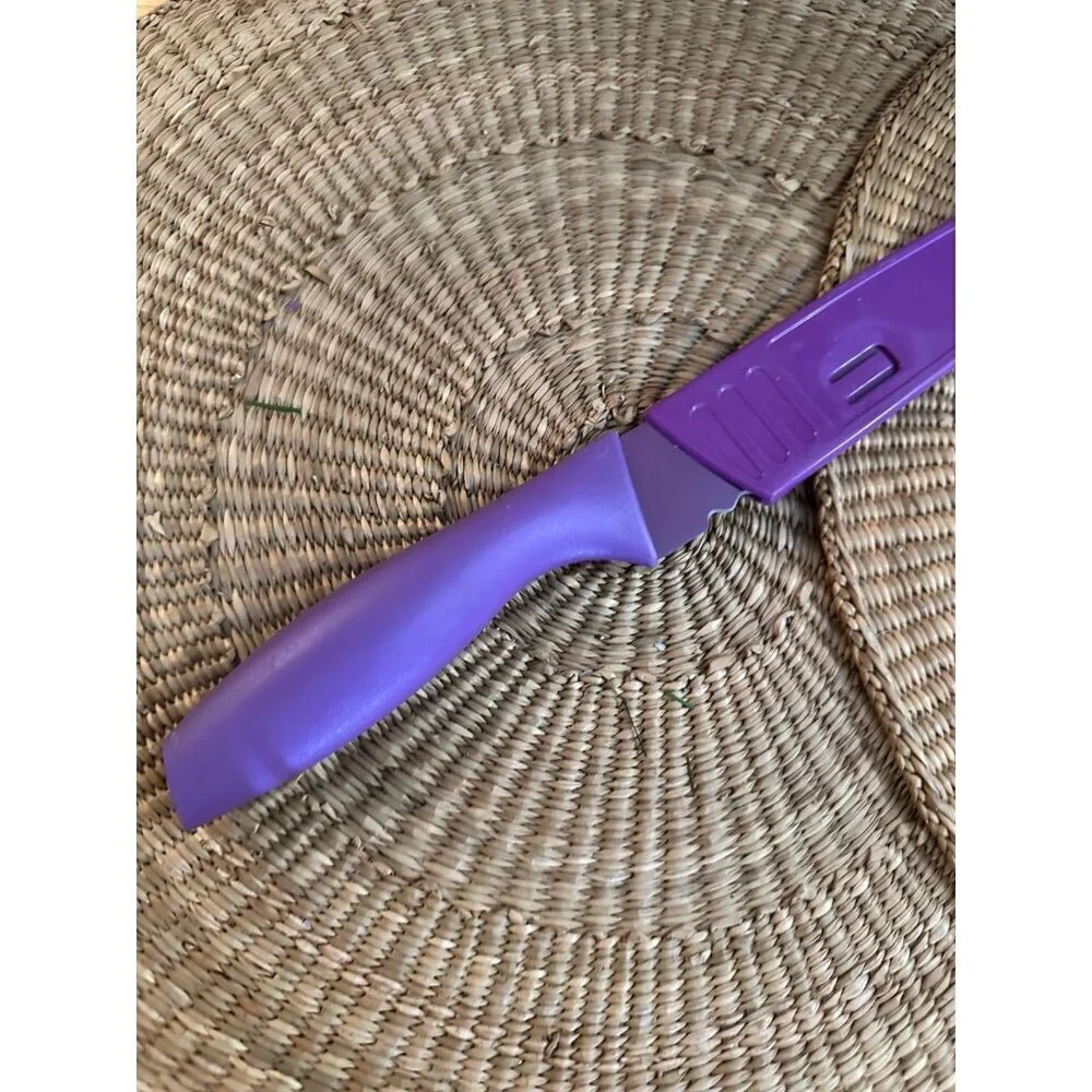 Large purple kitchen knife